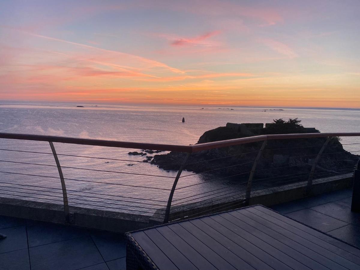 L'Exception Terrasse Vue Mer Haut De Gamme Saint-Quay-Portrieux Exterior foto