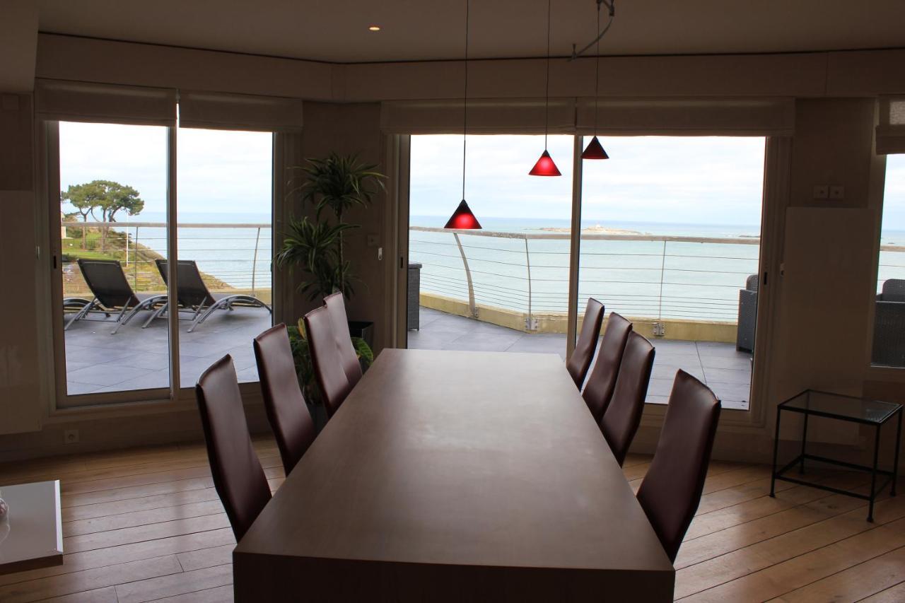 L'Exception Terrasse Vue Mer Haut De Gamme Saint-Quay-Portrieux Exterior foto